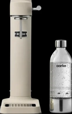 Aarke Vesi Ja Juomat-Carbonator 3 Hiilihapotuslaite, Sisaltaa Pullon, Beige