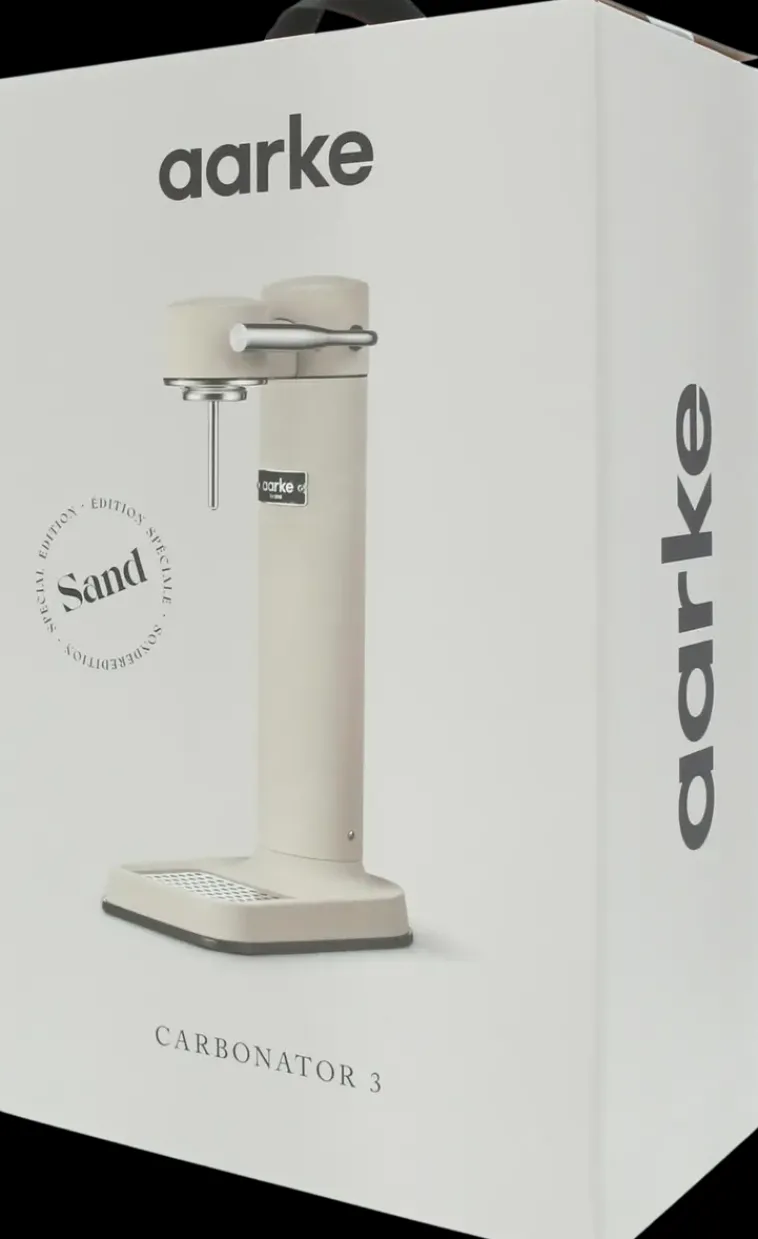 Aarke Vesi Ja Juomat-Carbonator 3 Hiilihapotuslaite, Sisaltaa Pullon, Beige