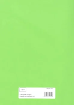 Karto Askartelutarvikkeet-Askartelunki A4 220 Gsm Kirkkaan Vihrea 10 Ark/Pss