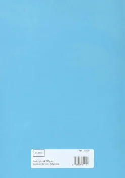 Karto Askartelutarvikkeet-Askartelunki A4 220 Gsm Vaalean Sininen 10 Ark/Pss