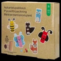 Ei merkkiä Askartelutarvikkeet-Askartelupakkaus Elaimia Paperirullasta