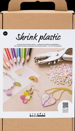 Ei merkkiä Askartelutarvikkeet-Askartelupakkaus, Kutistemuovikorut