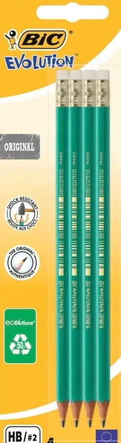 Discount Evolution Kumipainen Lyijykyna 4Kpl Toimistotarvikkeet