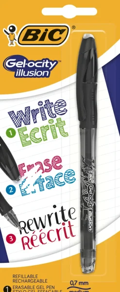 Clearance Gelocity Illusion Pyyhittava Geelikyna Musta Toimistotarvikkeet