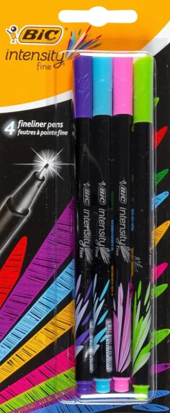 New Intensity Muotivarit 4Kpl Fineliner Toimistotarvikkeet