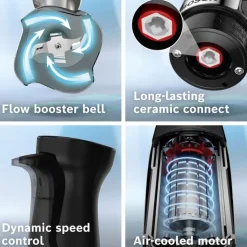 Bosch Ruoanvalmistuskoneet-Sauvasekoitin Ergomaster Serie 6 1000 W Teras