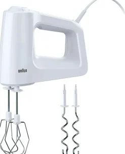 Braun Ruoanvalmistuskoneet-Hm3000Wh Multimix 3 Sahkovatkain Valkoinen
