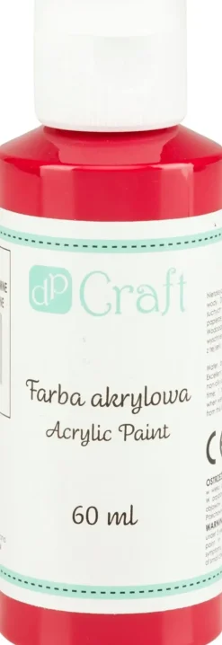 Dp Craft Askartelutarvikkeet-Akryylivari 60Ml Karmiininpunainen 025