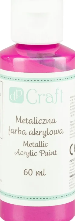 Dp Craft Askartelutarvikkeet-Akryylivari 60Ml Metallipunainen 003