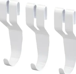 Elfa Säilytyskalusteet-Classic Hyllykoukku Lankahyllyyn 472410 3Kpl Valkoinen