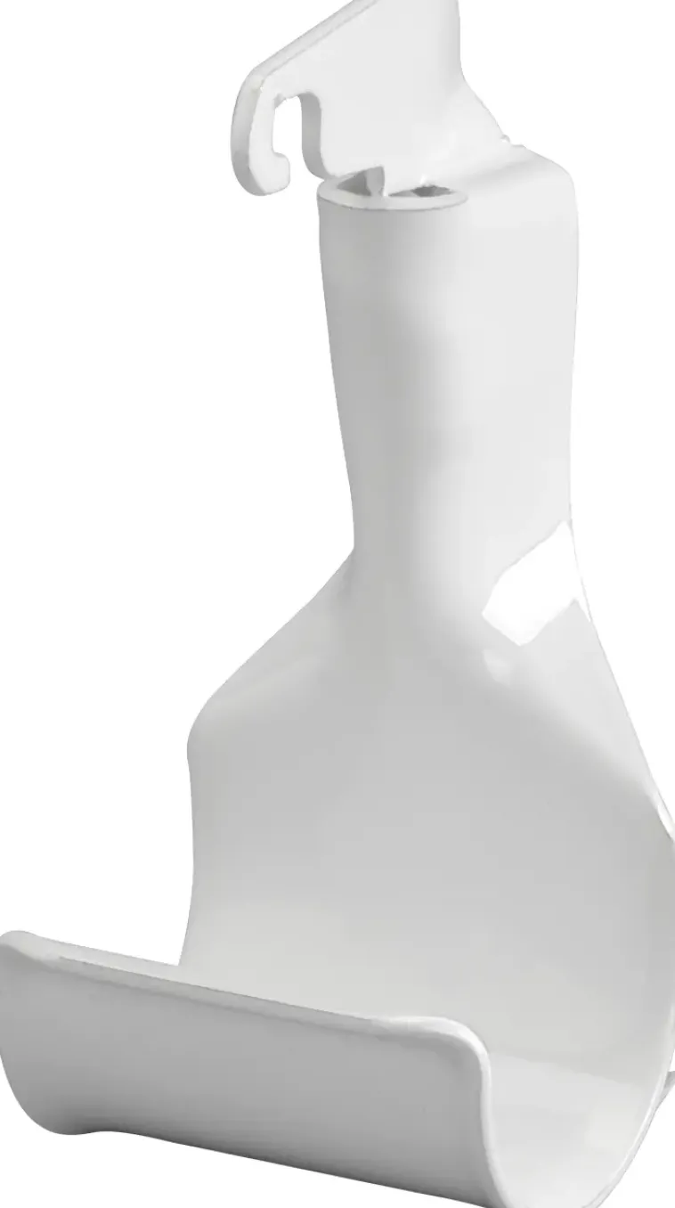 Elfa Säilytyskalusteet-Classic/Decor Vaatetangon Pidin 470910 35X43X77Mm Valkoinen