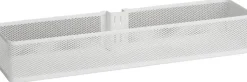 Elfa Säilytyskalusteet-Seinakori Mesh Keskikokoinen, Valkoinen 435X104X70 Mm