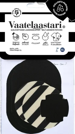 Discount Vaatelaastari, Raita - Helppo, Hankaamalla Kiinnittyva Tekstiilien Korjauspaikka Käsityötarvikkeet