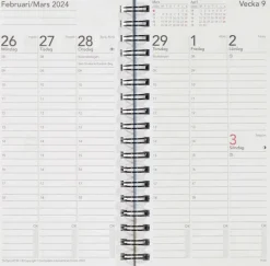 Sale Fickkalender Time System Minne Arspaket 2024 Kalenterit