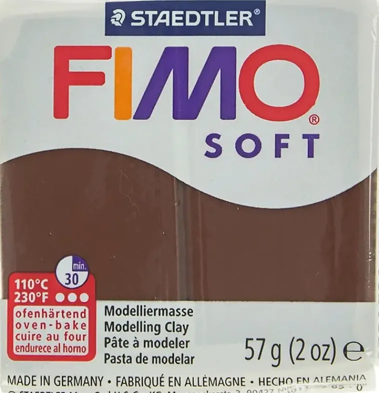 Fimo Askartelutarvikkeet-Soft Muovailumassa, Suklaanruskea, 57 G