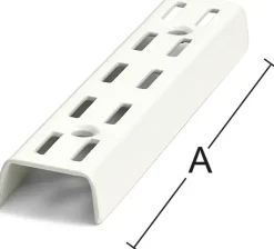 Habo Säilytyskalusteet-Seinakisko 612 150Cm Valkoinen