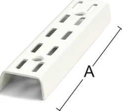 Habo Säilytyskalusteet-Seinakisko 612 100Cm Valkoinen