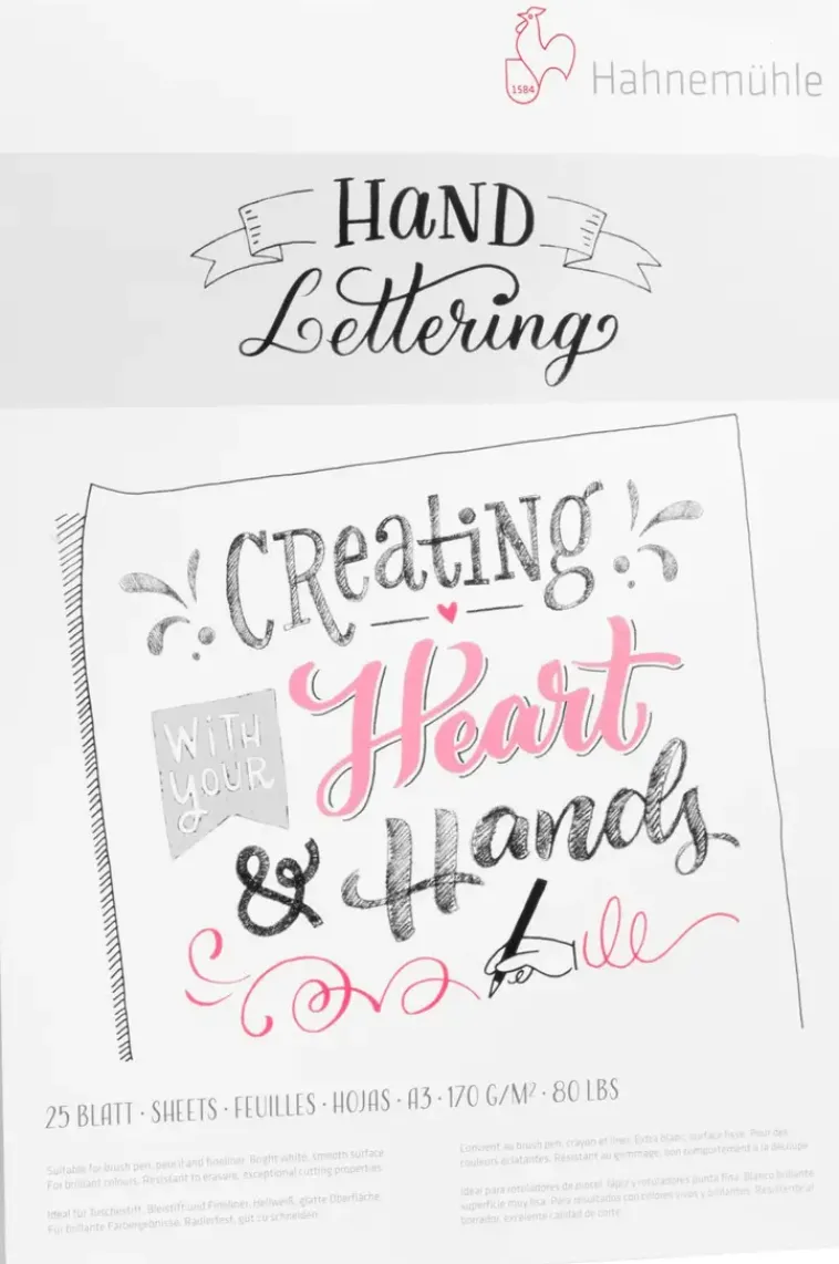 Clearance Hahnemuhle Hand Lettering Lehtio A4 Askartelutarvikkeet
