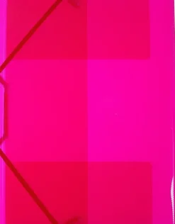 Outlet Kulmalukkokansio A4 Lapikuultava Fuksianpunainen Paperitarvikkeet