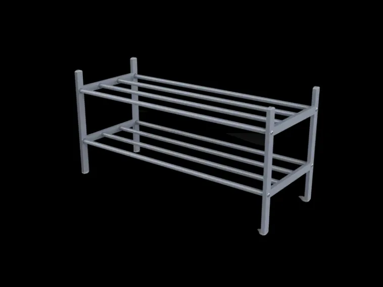 House Eteiskalusteet-Kenkateline 2-Kerrosta Tummanharmaa 76X30X38Cm