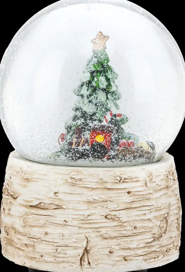 Hot Lumisadepallo Musiikilla Kuuset 15 Cm, Erilaisia Sesonkijuhlatarvikkeet