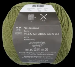 Outlet Neulelanka Villa-Alpakka-Akryyli 112589 100 G Käsityötarvikkeet