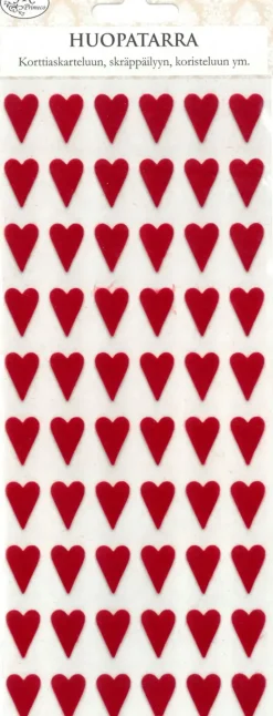 Outlet Huopatarra Sydan Tummanpunainen Askartelutarvikkeet