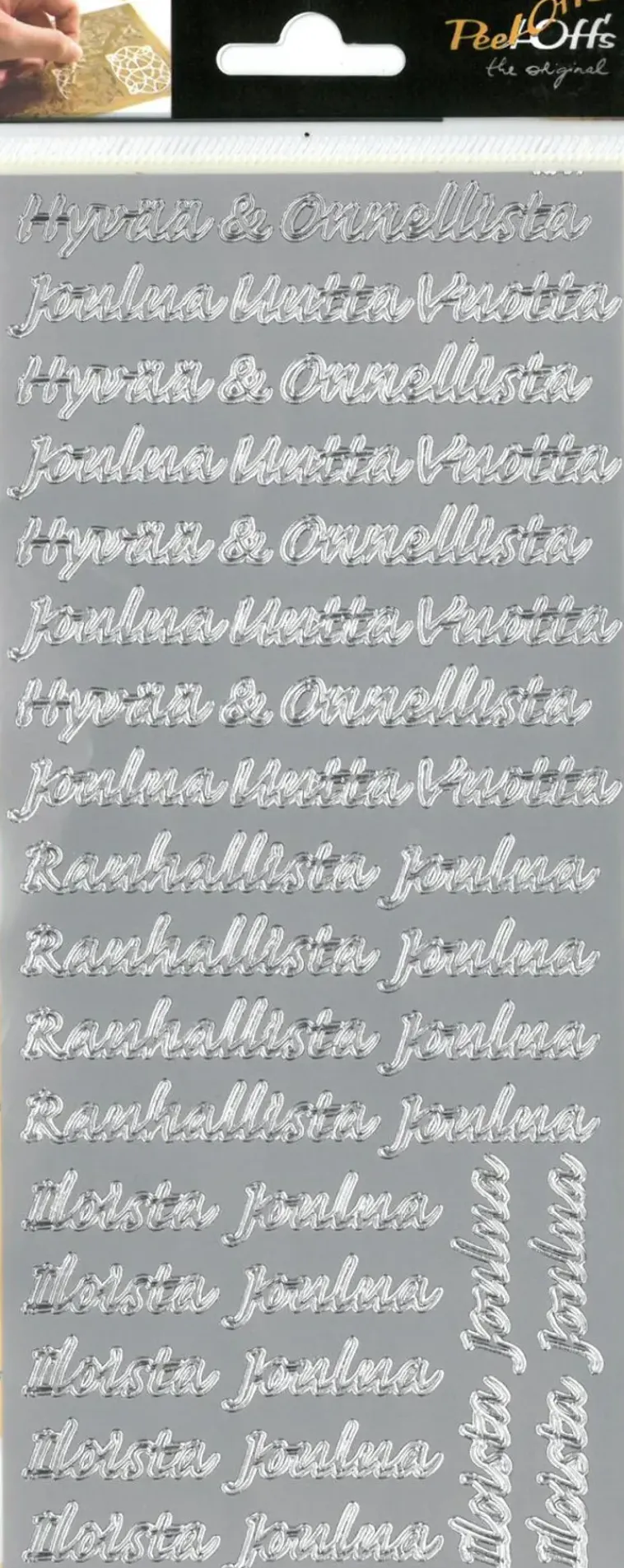 J.K. Primeco Askartelutarvikkeet-Aariviivatarra Joulu