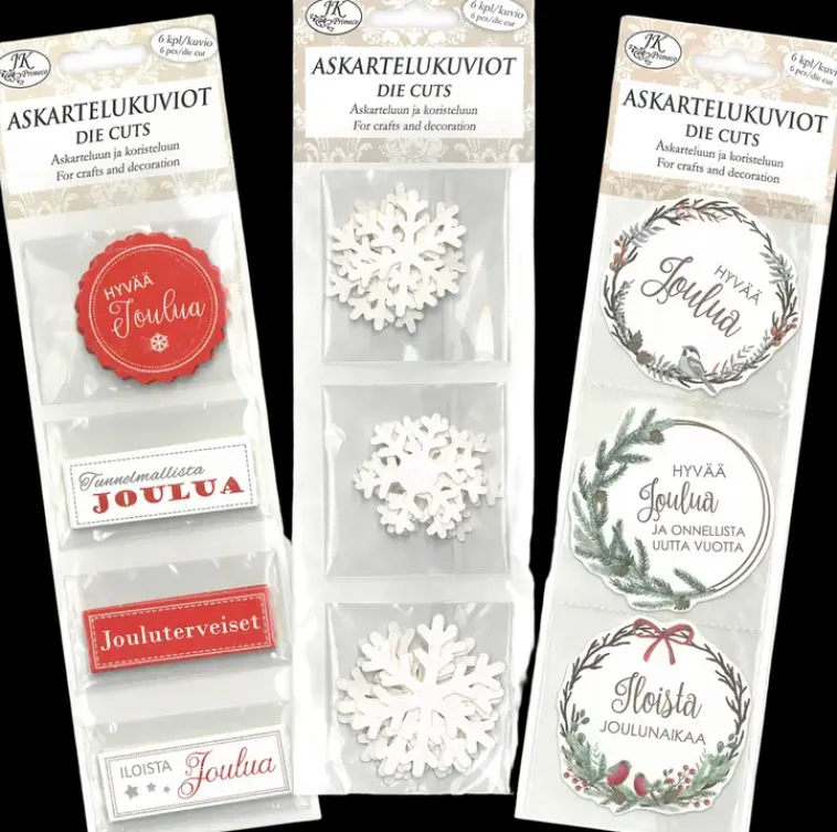 J.K. Primeco Askartelutarvikkeet-Askartelukuvio Kapea Joulu