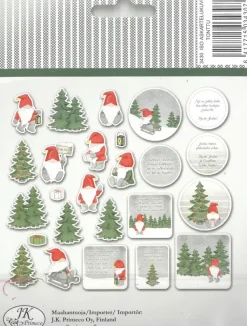 J.K. Primeco Askartelutarvikkeet-Askartelukuvio Iso Tontut