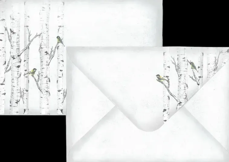 J.K. Primeco Askartelutarvikkeet-C6 Kirjekuori Koivu 10Kpl/Pkt