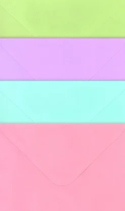 J.K. Primeco Askartelutarvikkeet-C6 Kirjekuorilajitelma Pastelli 20Kpl/Pkt