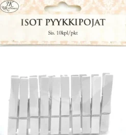 Online Isot Pyykkipojat Valkoinen 10Kpl Askartelutarvikkeet