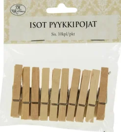 J.K. Primeco Askartelutarvikkeet-Isot Pyykkipojat 10Kpl/Pss