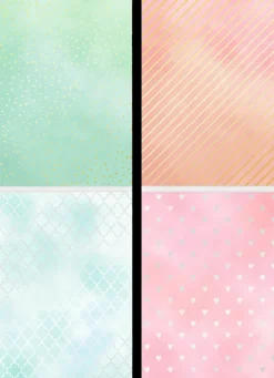 J.K. Primeco Askartelutarvikkeet-Kartonkilajitelma A6 Folio Pastelli 20 Ark