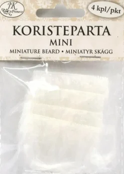 J.K. Primeco Askartelutarvikkeet-Koristeparta Mini Valkoinen 4 Kpl