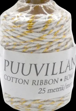 J.K. Primeco Askartelutarvikkeet-Puuvillanaru 2 Mm X 25 M Valkokulta