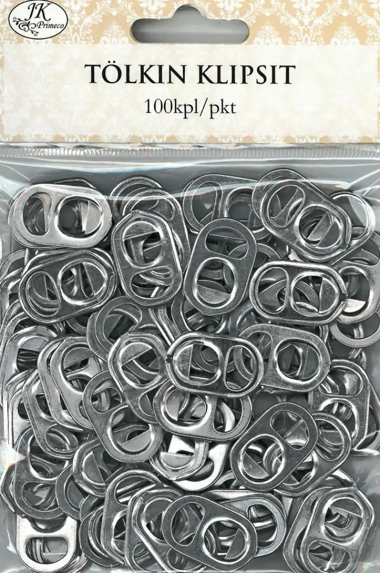 J.K. Primeco Askartelutarvikkeet-Tolkin Klipsit 100Kpl/Pkt