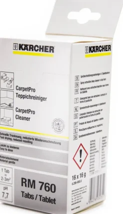Kärcher Ikkunapesurit, Lattianpesukoneet Ja Tarvikkeet-Karcher Rm 760 Tekstiilipesurin Pesuainetabletit 16Kpl