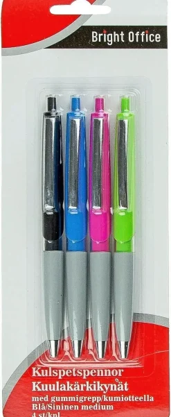 Kuulakarkikyna 4Kpl/Pkt Varilajitelma Toimistotarvikkeet