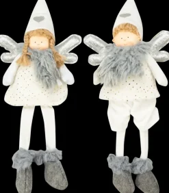 Outlet Koriste-Enkeli Jaloilla 48 Cm, Erilaisia Sesonkijuhlatarvikkeet