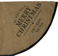 Kuusenalusmatto Juutti O 100 Cm Sesonkijuhlatarvikkeet