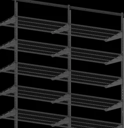 Lanka ja Muovi Säilytyskalusteet-Hyllyjarjestelma M1200 16 Hyllya Lm 840