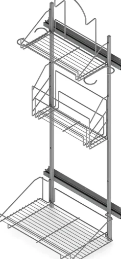 Lanka ja Muovi Säilytyskalusteet-Oy Siivoustarvikevaunu Siivi