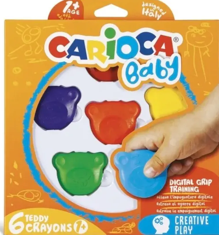 Clearance Lasten Variliitusarja 6 Kpl Tedde Baby +1 Vuotiaille Toimistotarvikkeet