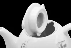 Livia Kahvi Ja Tee-Keraaminen Vedenkeitin 1,0 L Valkoinen