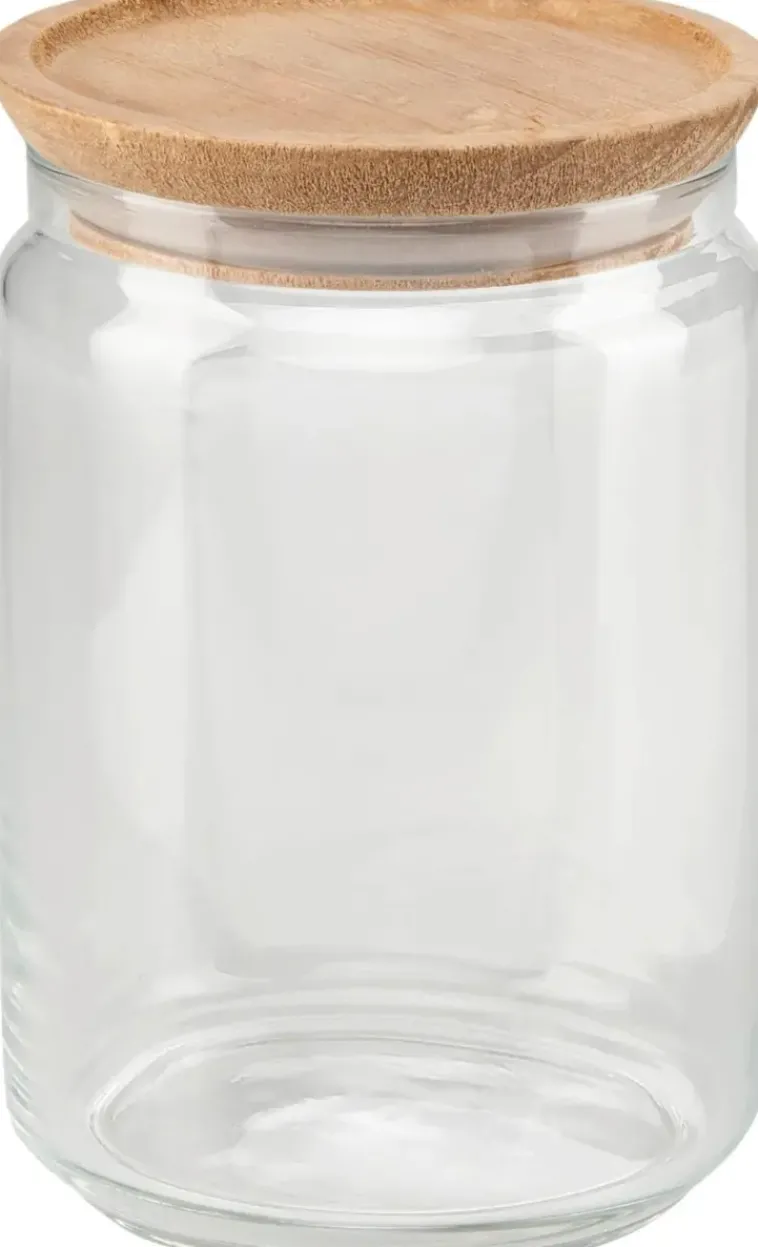 Best Lasipurkki Puukannella 1L Astiat