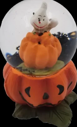 Hot Lumisadepallo Kurpitsa 5,5 Cm Sesonkijuhlatarvikkeet