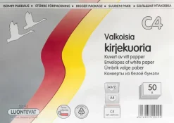 Sale Kirjekuori C4 50 Kpl Valkoinen Tarrasuljenta Paperitarvikkeet