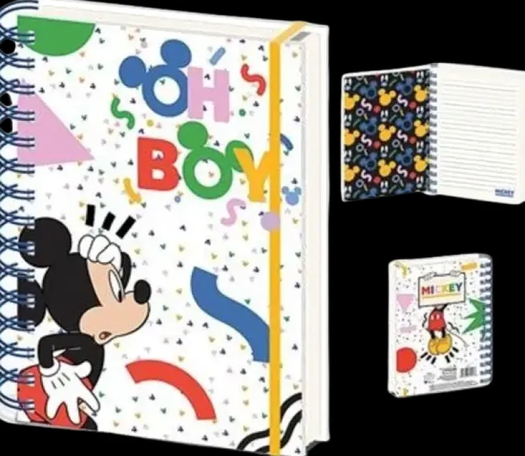 Discount Mikki Hiiri (Totally Rad) A5 Kierrevihko Paperitarvikkeet